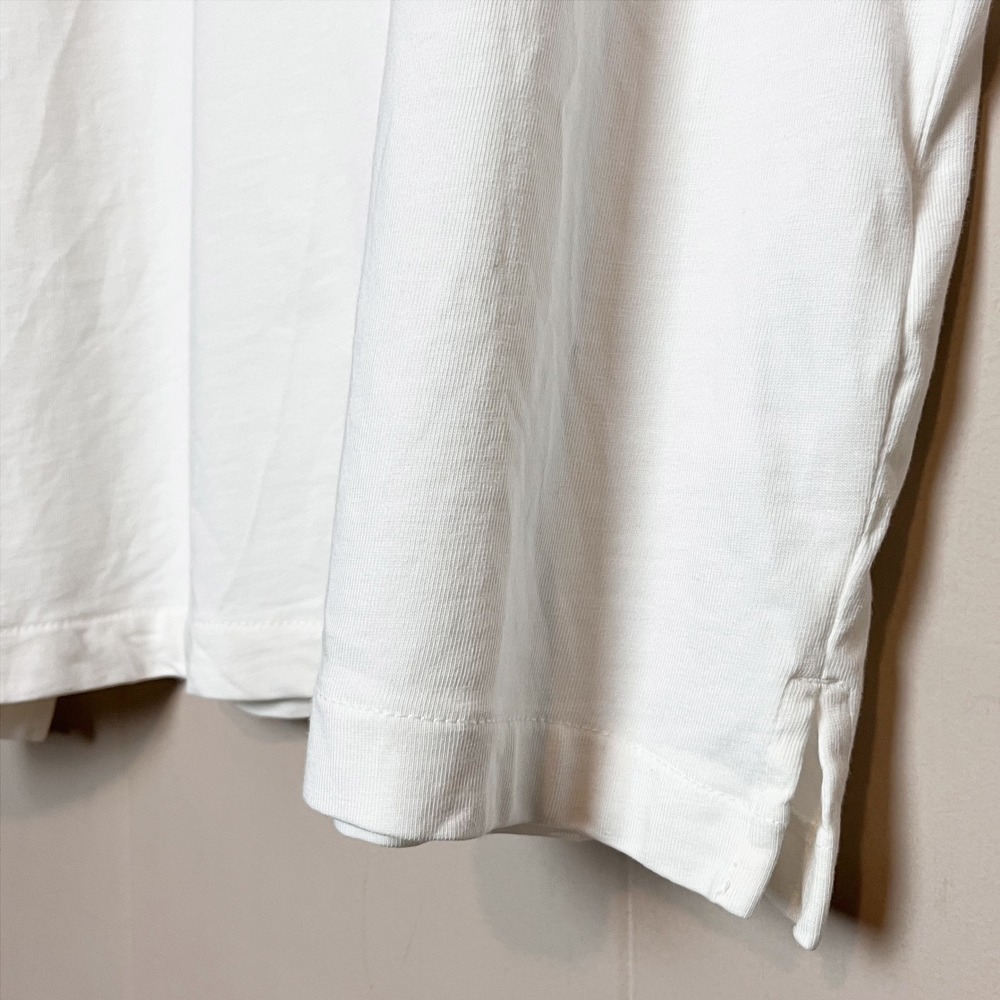 Madewell Men's Vintage Polo XL White Short Sleeve Cotton Shirt Hidden Placket - Picture 6 of 11